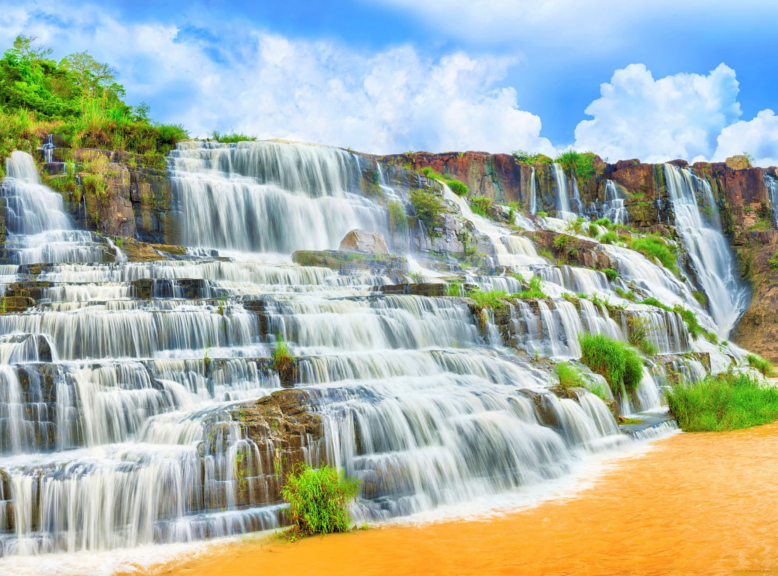 pongour falls, vietnam, , , pongour, falls